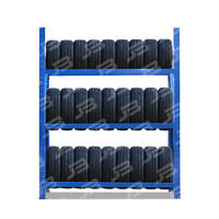 4S Shop Tire Display Rack Shelf