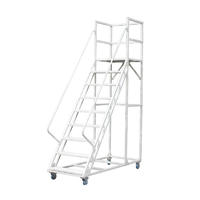 Mobile Warehouse Supermarket Platform Step Ladder