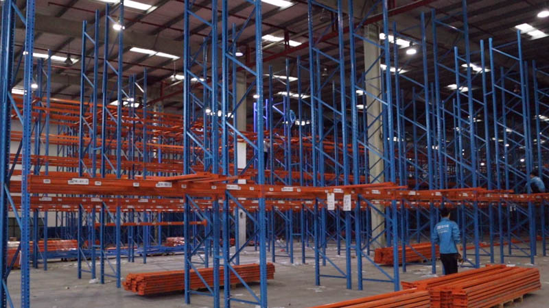 Engineering Installation Site For Industrial Warehouse Shelving